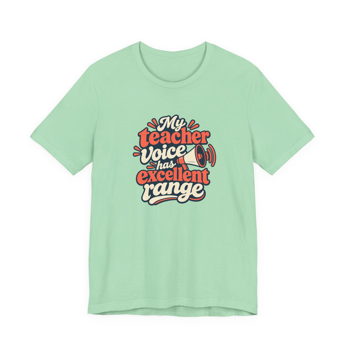Teacher Voice Range Retro Shirt