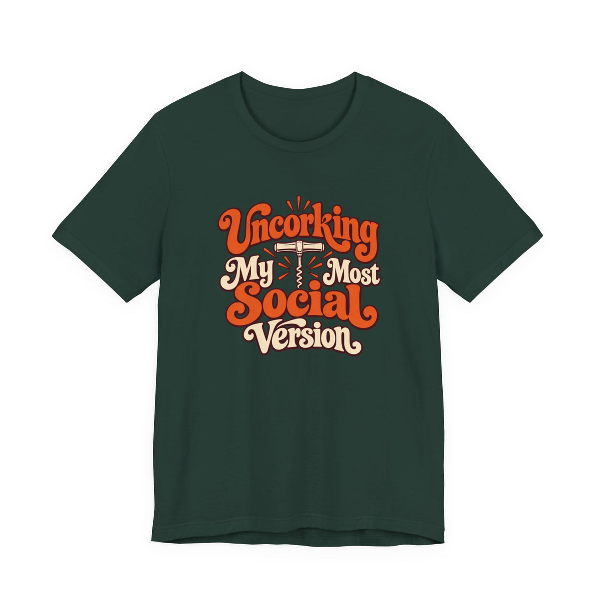 Social Version Wine Shirt