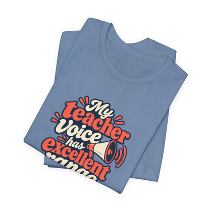 Teacher Voice Range Retro Shirt