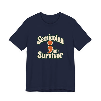 Semicolon Survivor Dev Tee