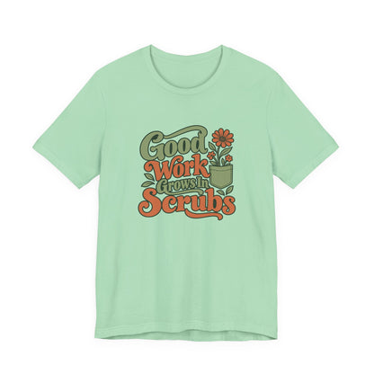 Scrub Life Bloom Retro Tee