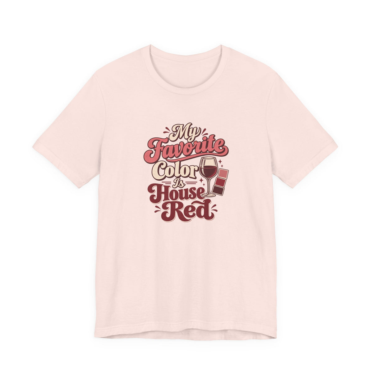 House Red Color Club Tee