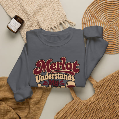 Merlot Indoor Voice Sweatshirt