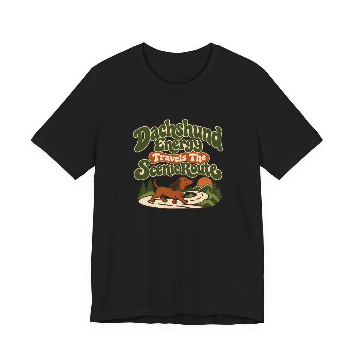 Scenic Route Dachshund Shirt