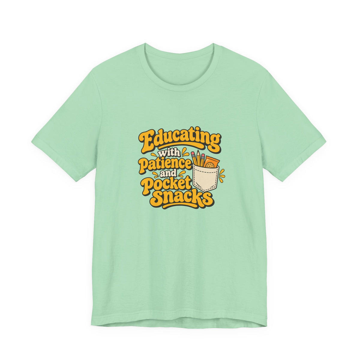 Pocket Snacks Teacher Vintage Tee