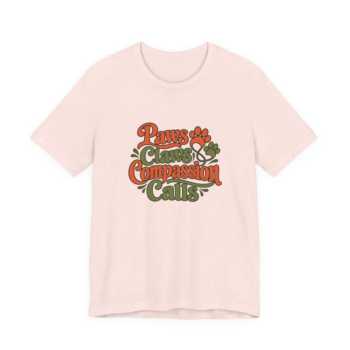 Paws Claws Compassion Vet Tee