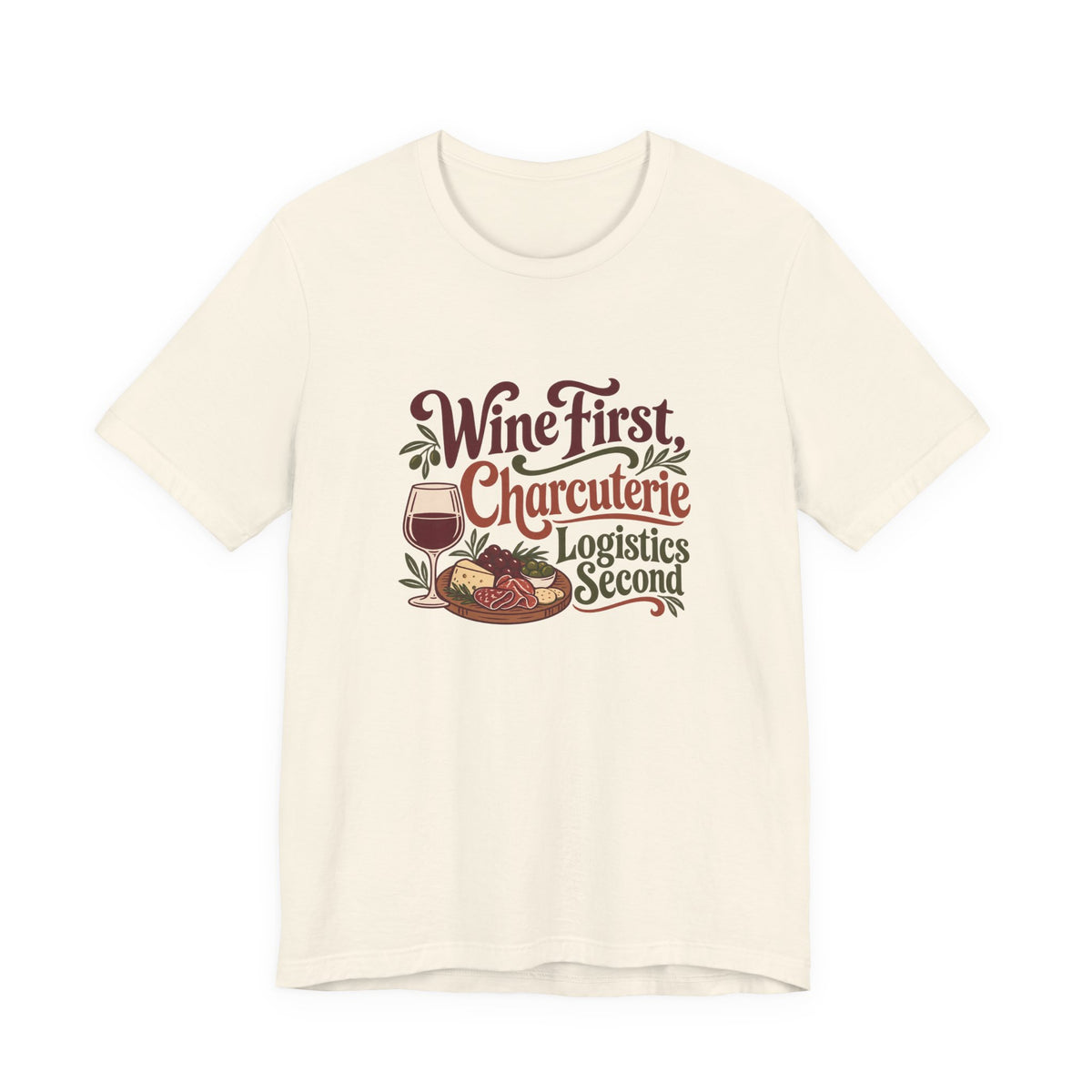 Charcuterie Logistics Wine Shirt