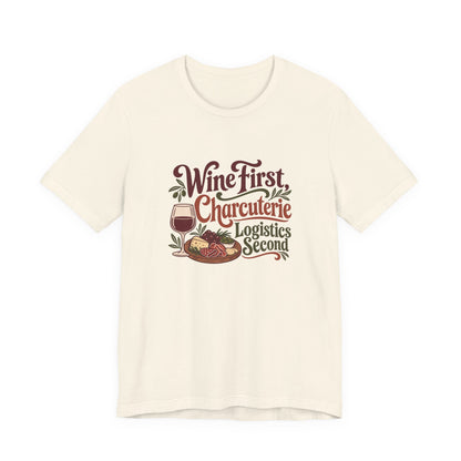 Charcuterie Logistics Wine Shirt