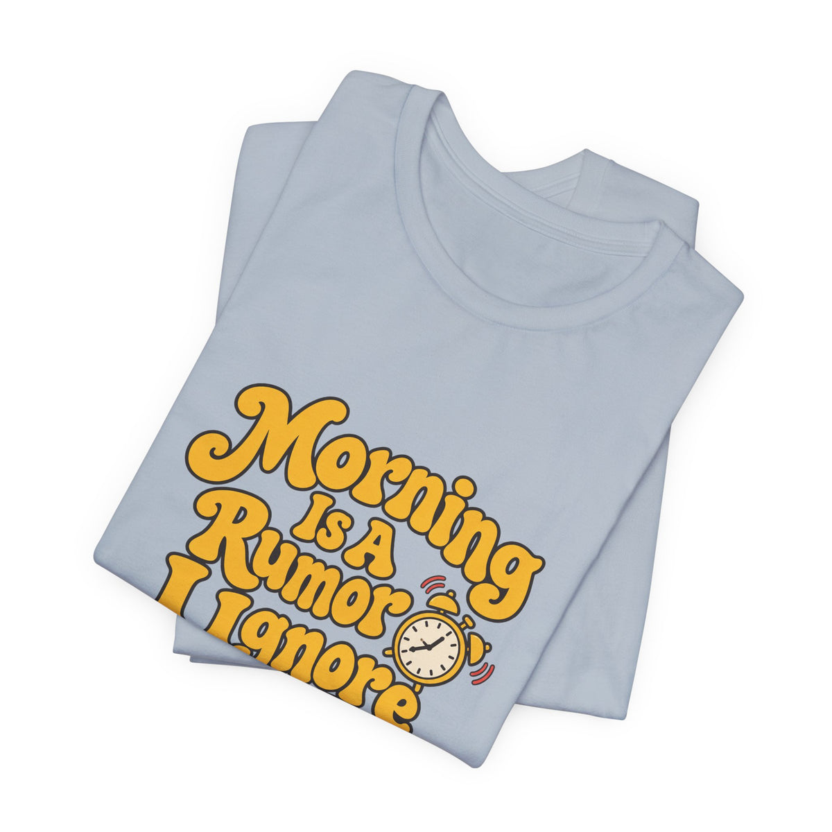 Morning Rumor Retro Humor Tee
