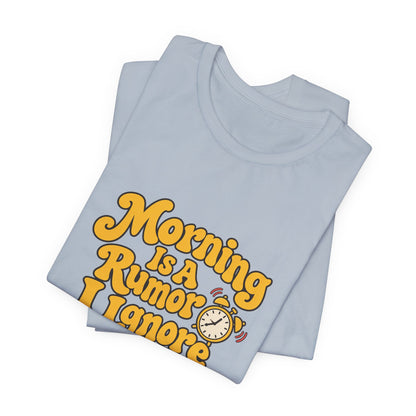 Morning Rumor Retro Humor Tee