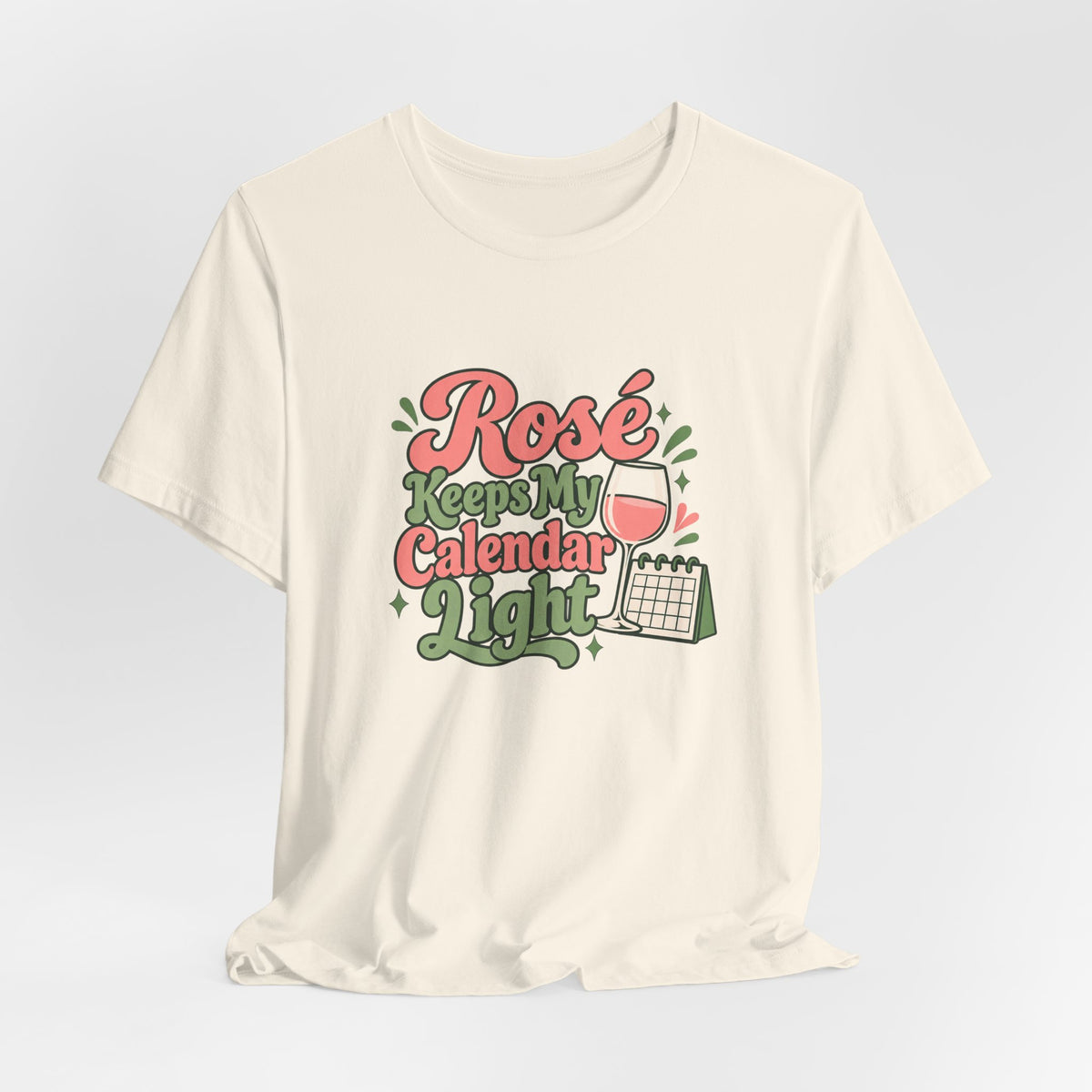 Rosé Calendar Retro Tee