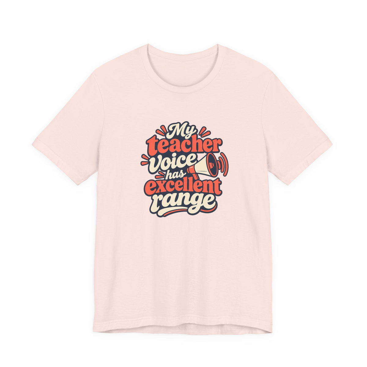 Teacher Voice Range Retro Shirt