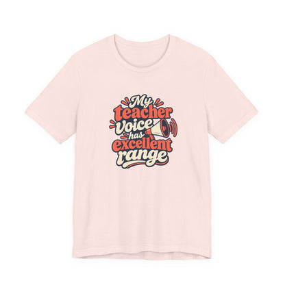 Teacher Voice Range Retro Shirt
