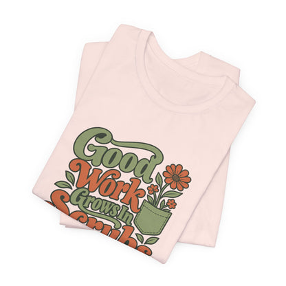 Scrub Life Bloom Retro Tee