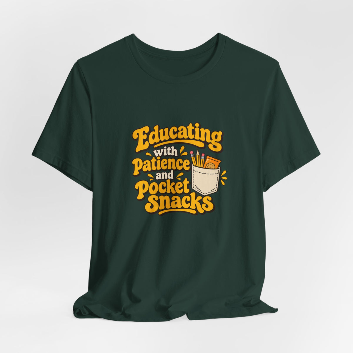 Pocket Snacks Teacher Vintage Tee