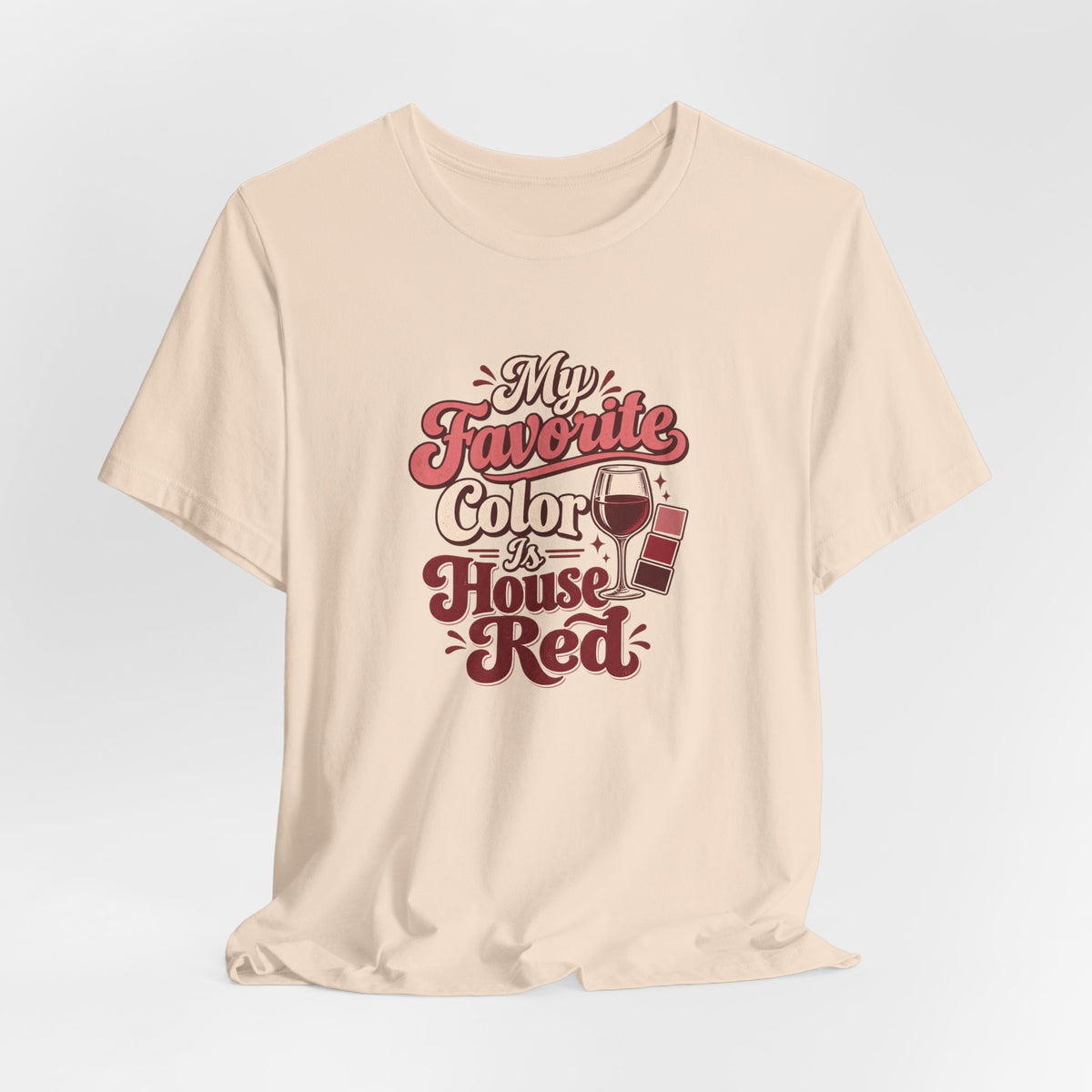 House Red Color Club Tee