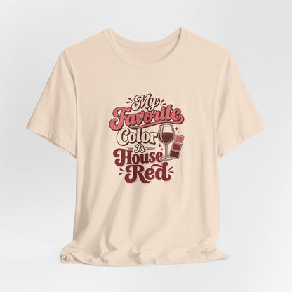 House Red Color Club Tee