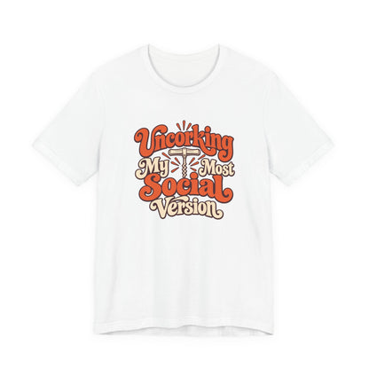 Social Version Wine Shirt