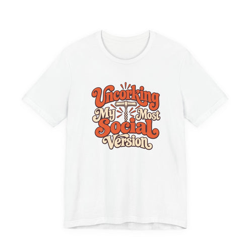 Social Version Wine Shirt