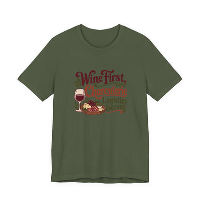 Charcuterie Logistics Wine Shirt