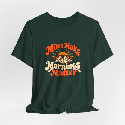 Mornings Matter Runner Retro Tee