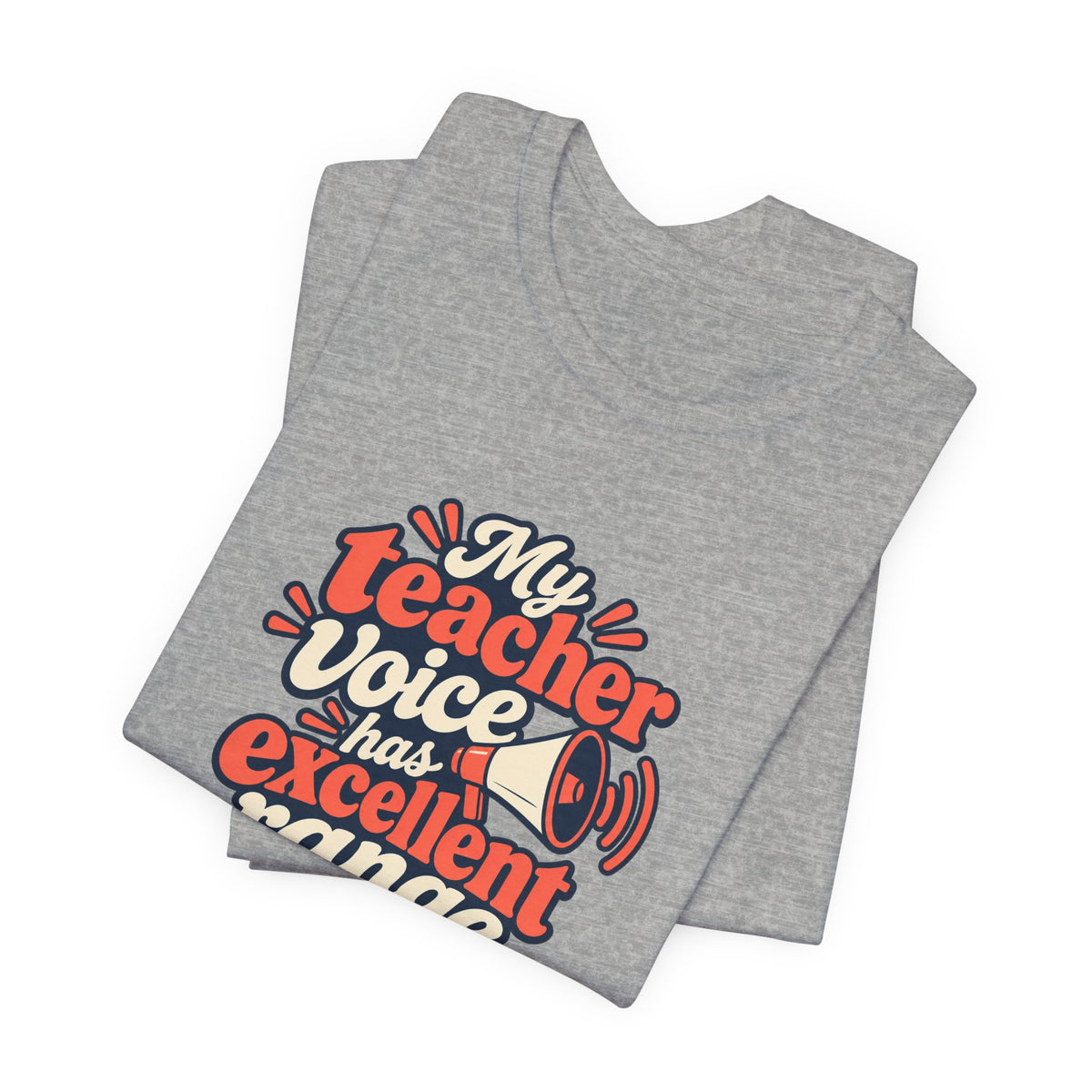 Teacher Voice Range Retro Shirt