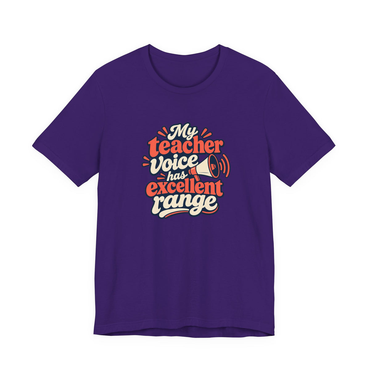 Teacher Voice Range Retro Shirt