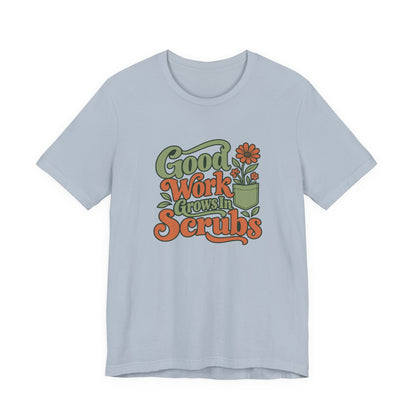Scrub Life Bloom Retro Tee