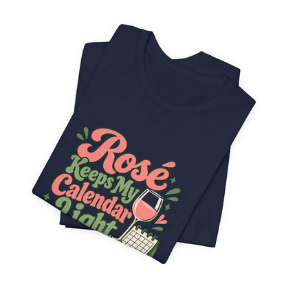 Rosé Calendar Retro Tee