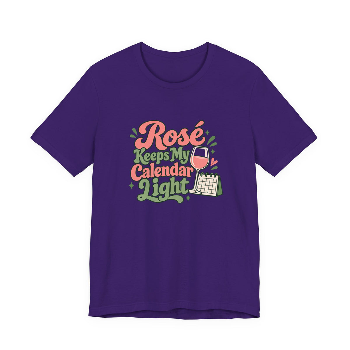 Rosé Calendar Retro Tee