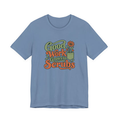 Scrub Life Bloom Retro Tee