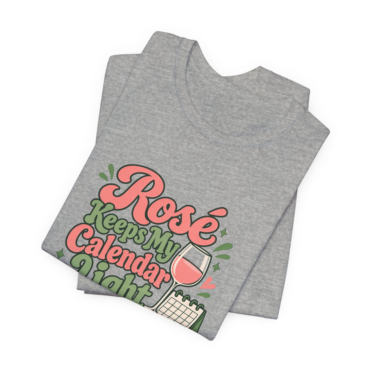 Rosé Calendar Retro Tee