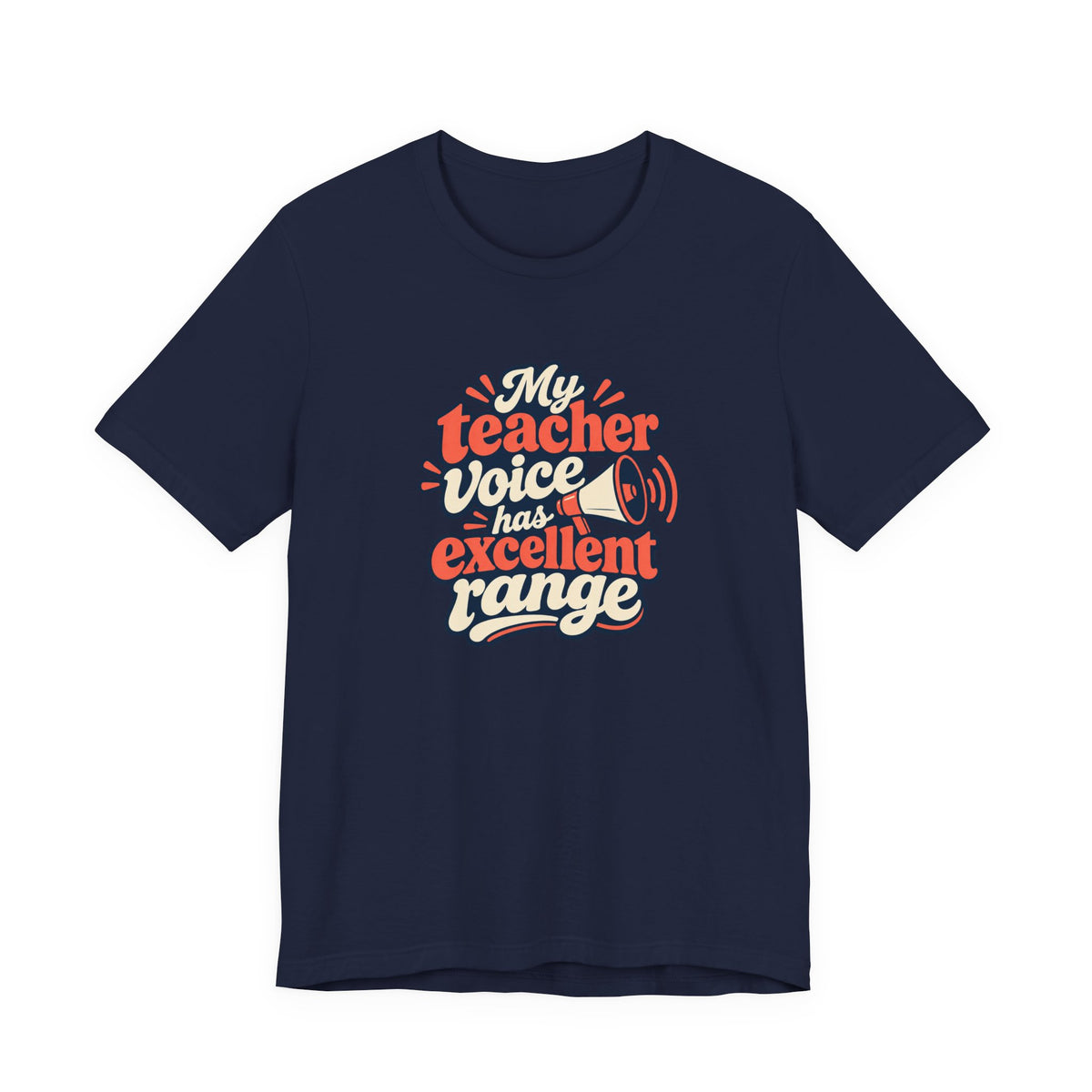 Teacher Voice Range Retro Shirt