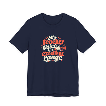 Teacher Voice Range Retro Shirt