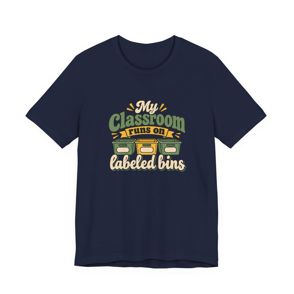 Labeled Bins Classroom Shirt