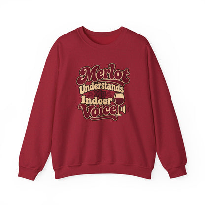 Merlot Indoor Voice Sweatshirt