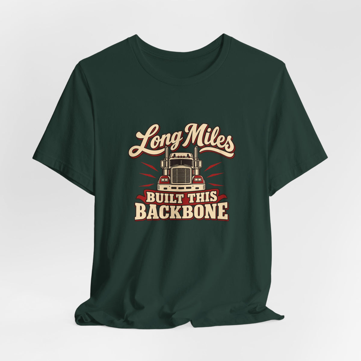 Long Haul Backbone Vintage Trucker Tee