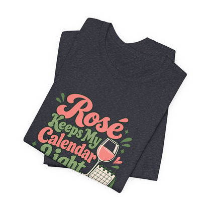 Rosé Calendar Retro Tee