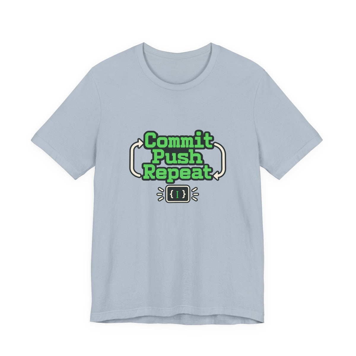 Commit Push Repeat Programmer Tee