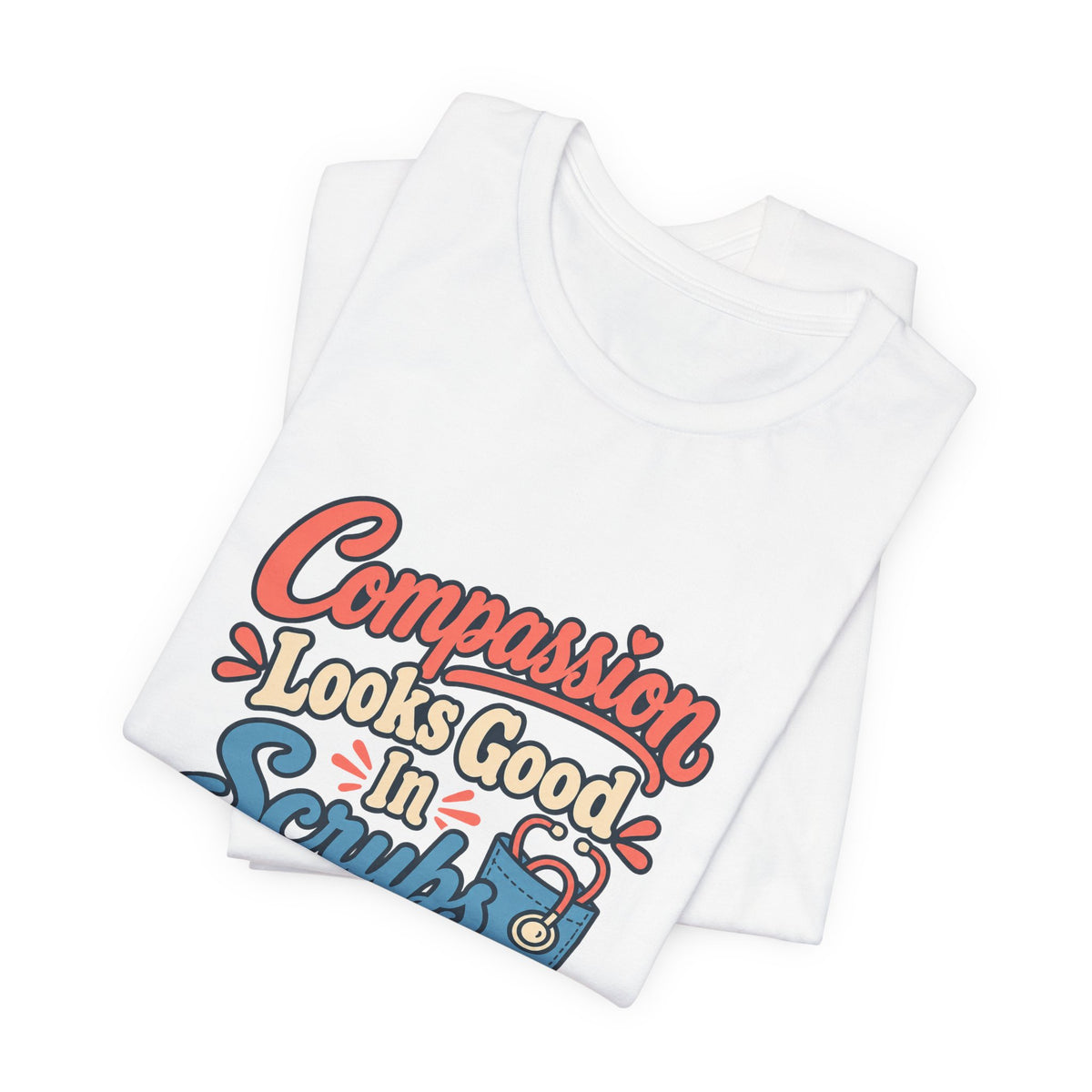 Compassion Wears Scrubs Vet Shirt