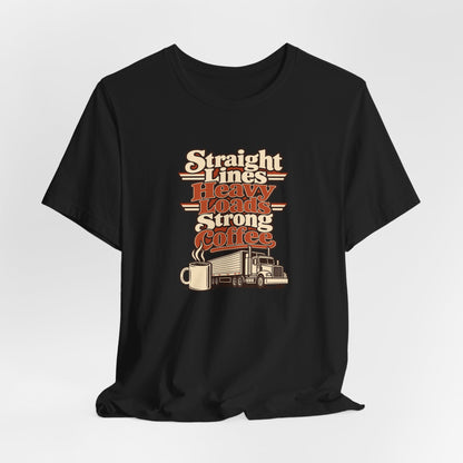 Trailer Lines Trucker Retro Tee