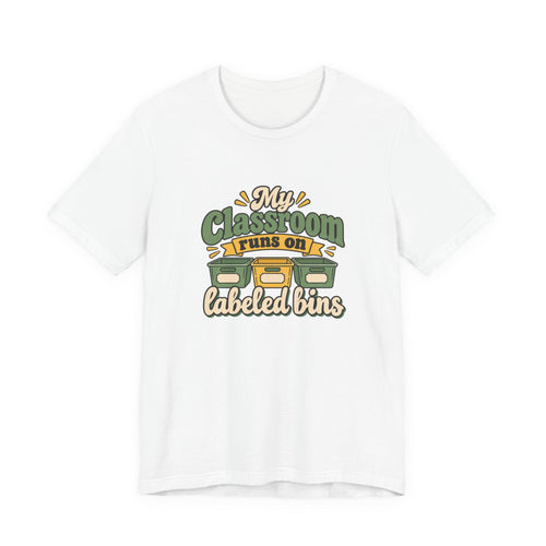 Labeled Bins Classroom Shirt