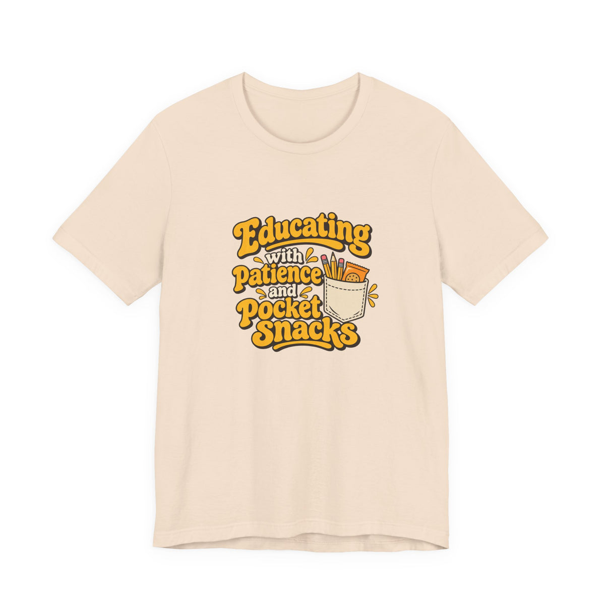 Pocket Snacks Teacher Vintage Tee