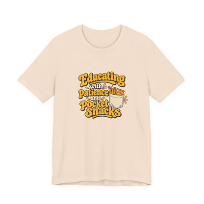 Pocket Snacks Teacher Vintage Tee