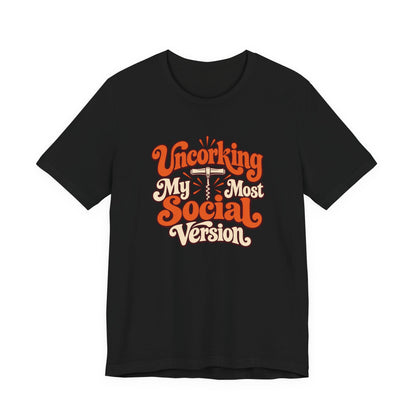 Social Version Wine Shirt