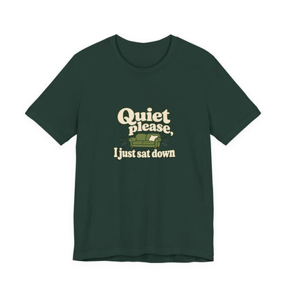 Just Sat Down New Mom Tee