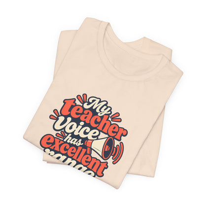 Teacher Voice Range Retro Shirt