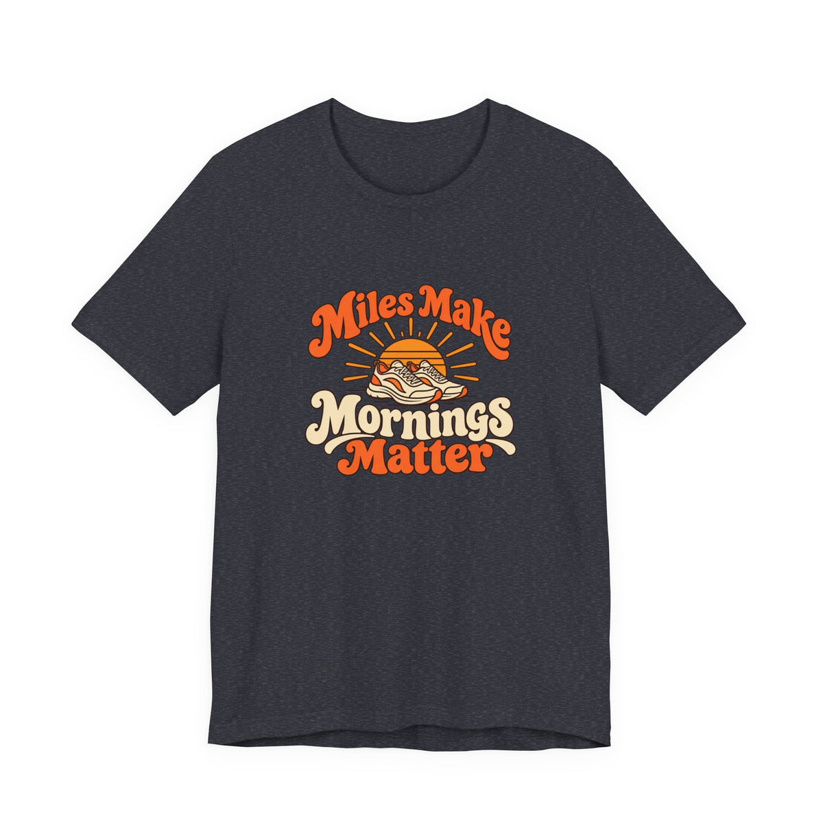 Mornings Matter Runner Retro Tee