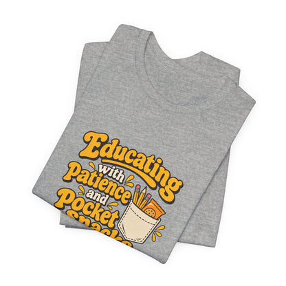 Pocket Snacks Teacher Vintage Tee