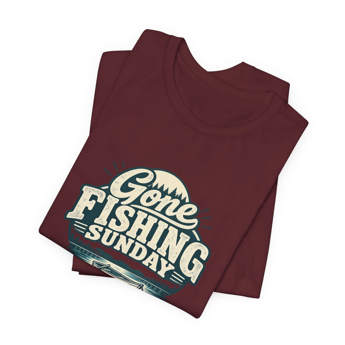 Gone Fishing Sunday Tee